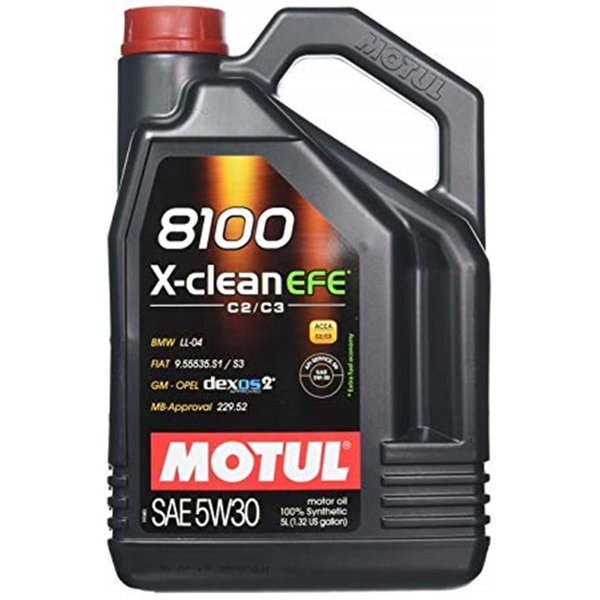 Motul Usa Motul USA 109471 5 Litre 5W-30 Full Synthetic Motor Oil for 2015-2020 Alfa Romeo 4C MOT-109471